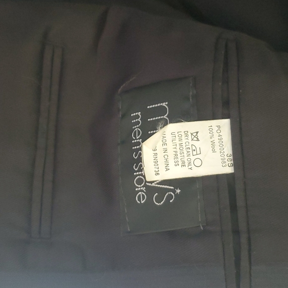 Calvin Klein Navy Suit 38R 30/30 - Picture 5 of 7